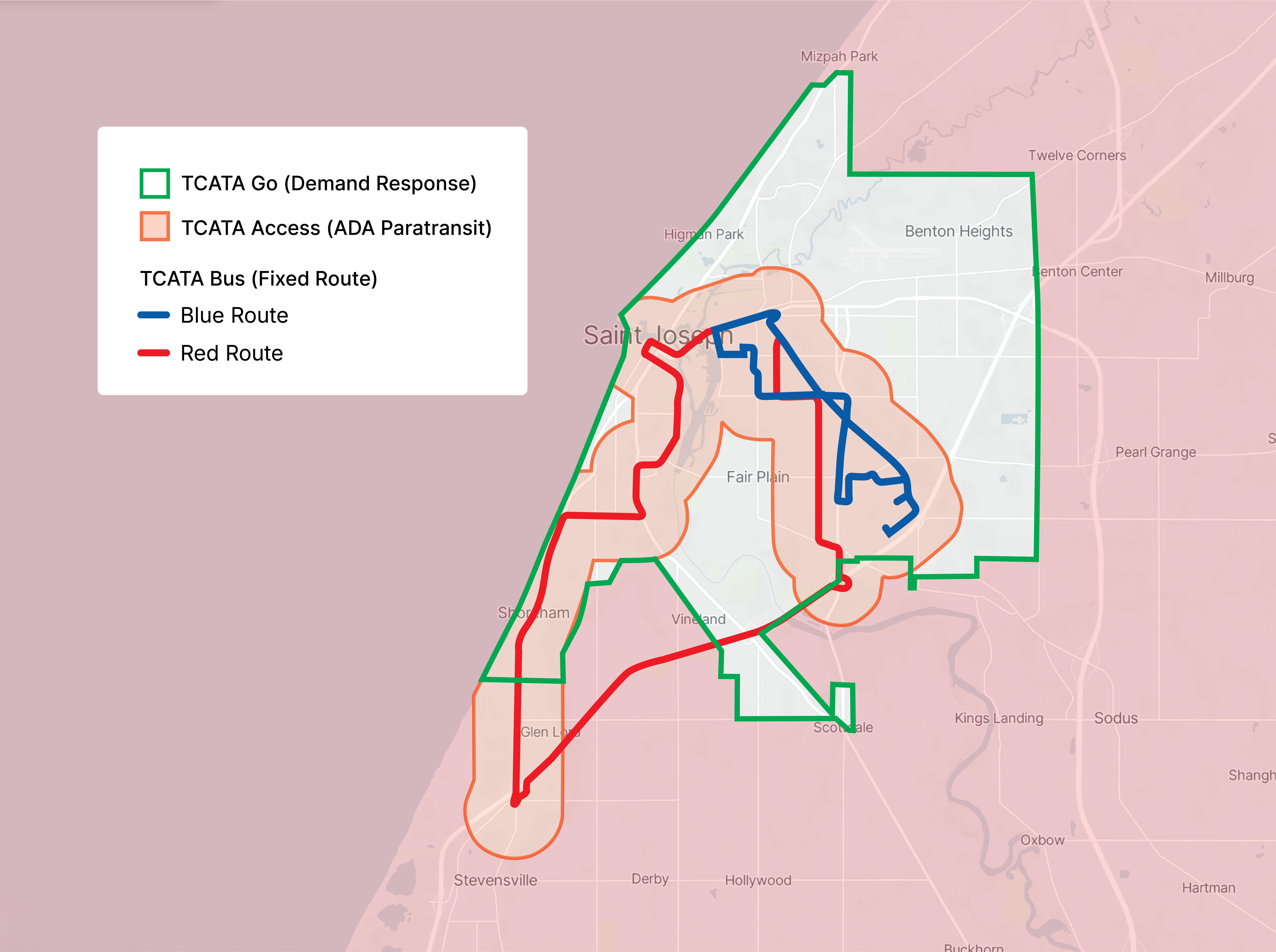 TCATA by Via | Public Transit for Benton Harbor, MI.